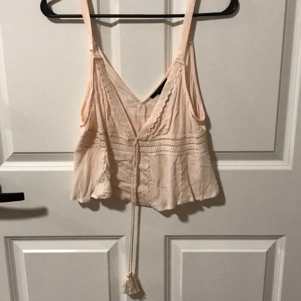forever 21 pink crop top